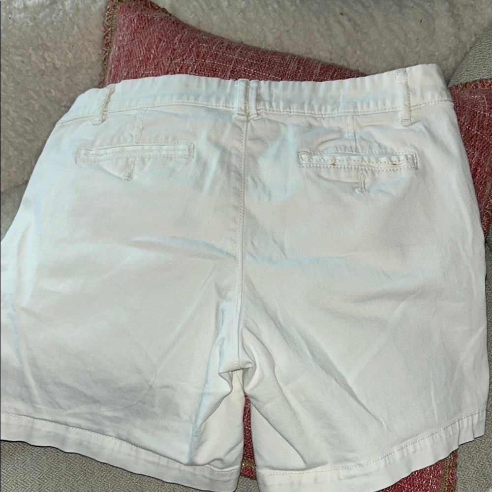 anthropologie Pilcro and the Letterpress White Bermuda Shorts Classic Style - Picture 8 of 11